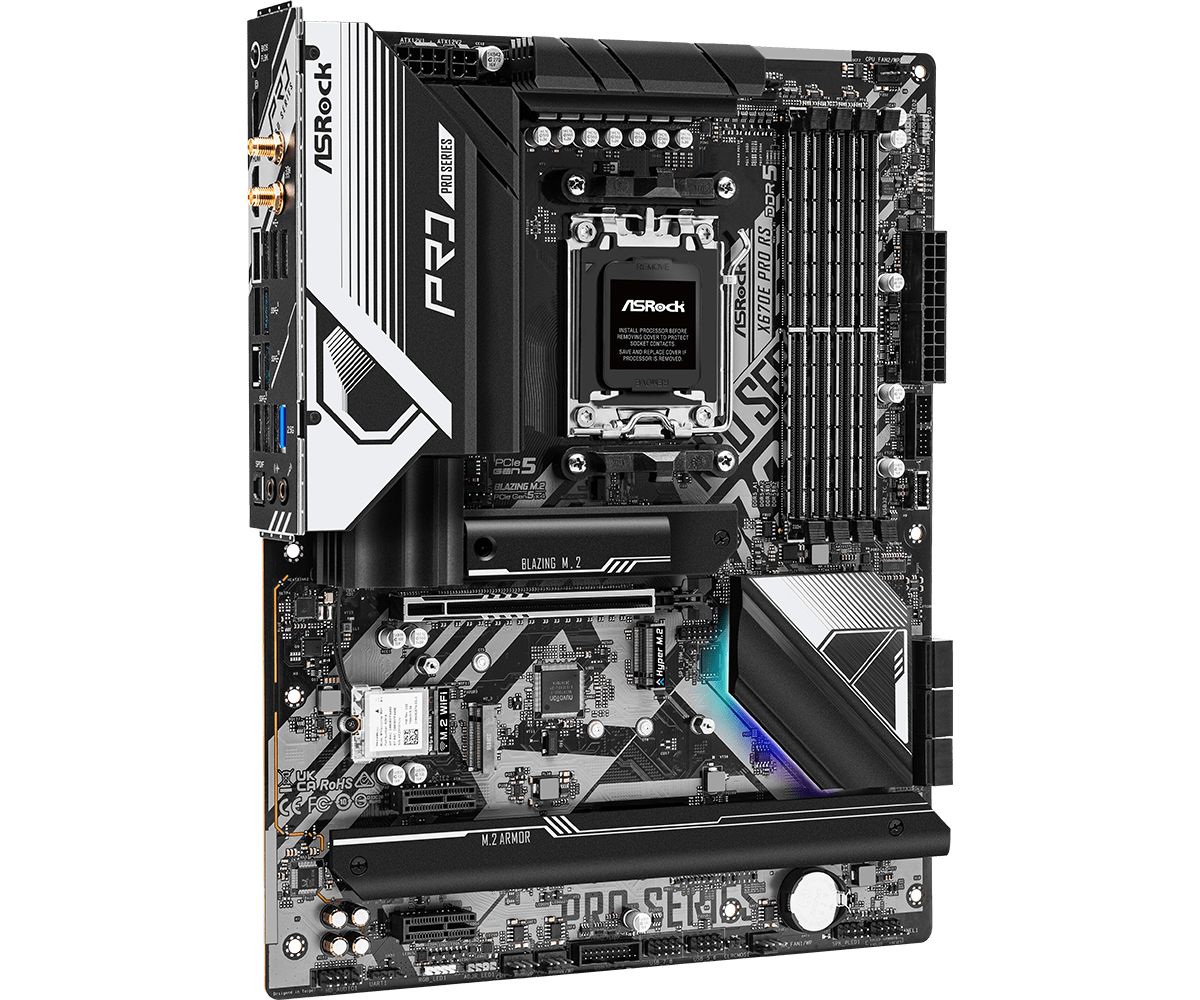 ASROCK X670E Pro RS Motherboar - X870E Atx Motherboard recension och pris